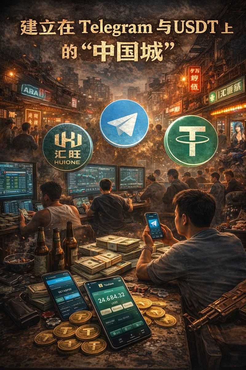 建立在 Telegram 与 USDT 上的“中国城”
